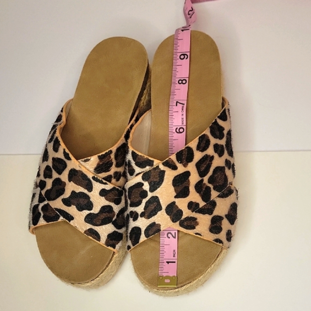 Leopard Print Women's Sandals, great with crop jeans #4